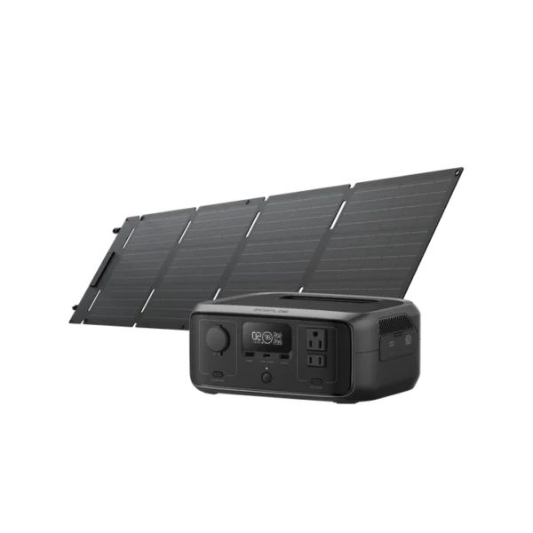 Combo River 3 UPS + Panel Solar 60W